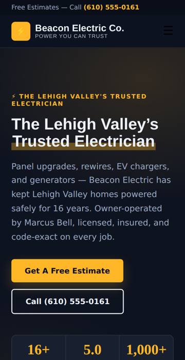 $499 single-page demo preview